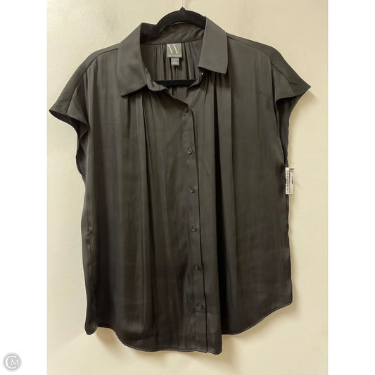 Top Short Sleeve By Worthington In Black, Size: L