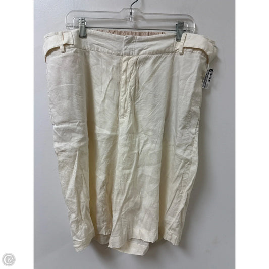 Shorts By Soft Surroundings In Cream, Size: 22