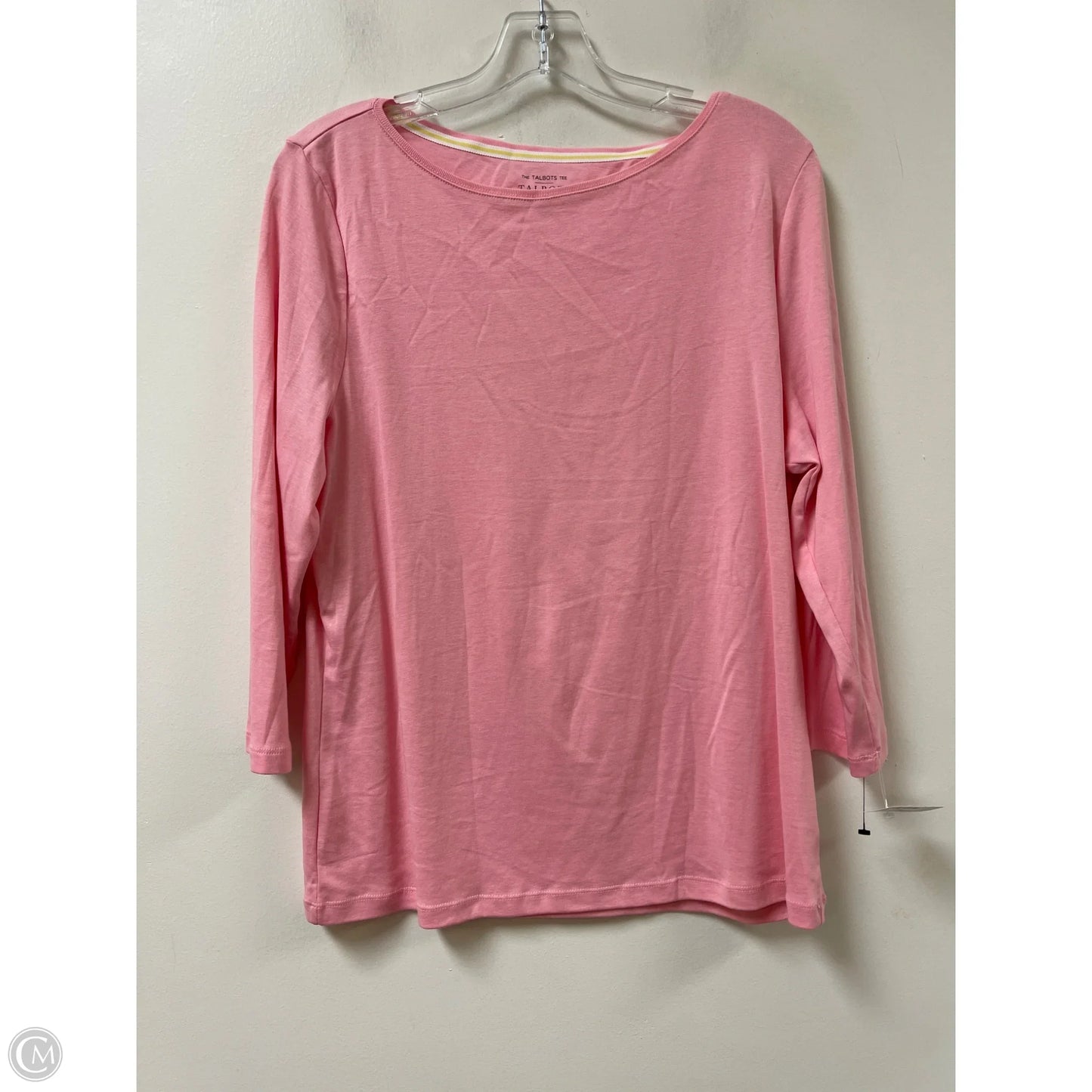 Top Long Sleeve By Talbots In Pink, Size: Xlp