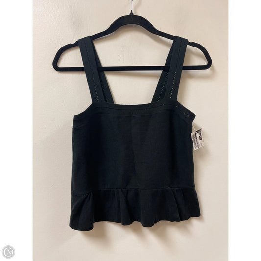 Top Sleeveless By Banana Republic In Black, Size: S