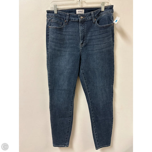 Jeans Skinny By Pistola In Blue Denim, Size: 12