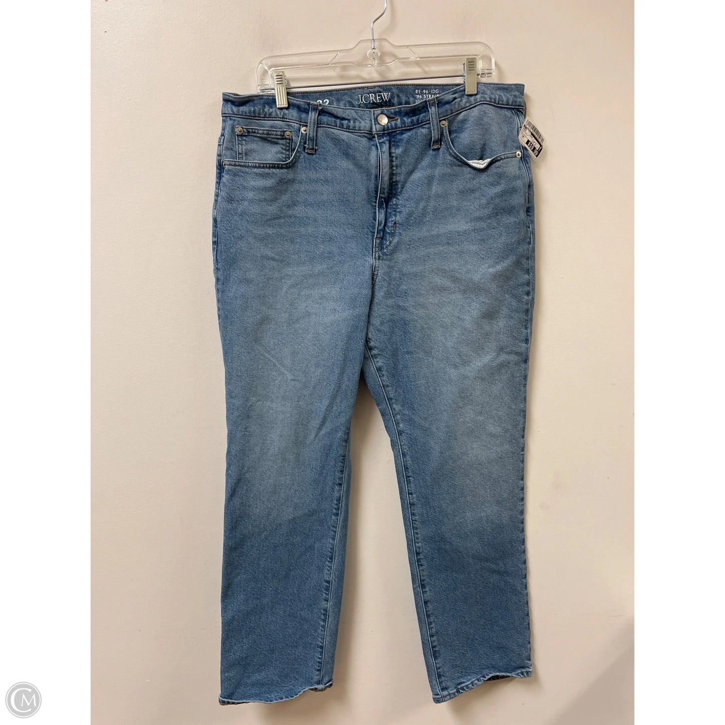 Jeans Straight By J. Crew In Blue Denim, Size: 14