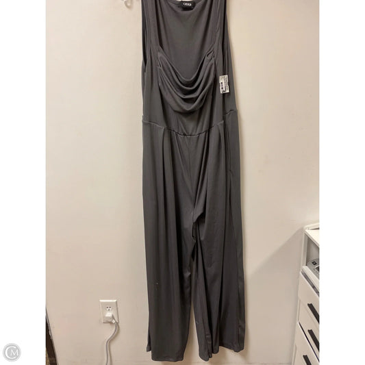 Jumpsuit By Clothes Mentor In Grey, Size: 2x