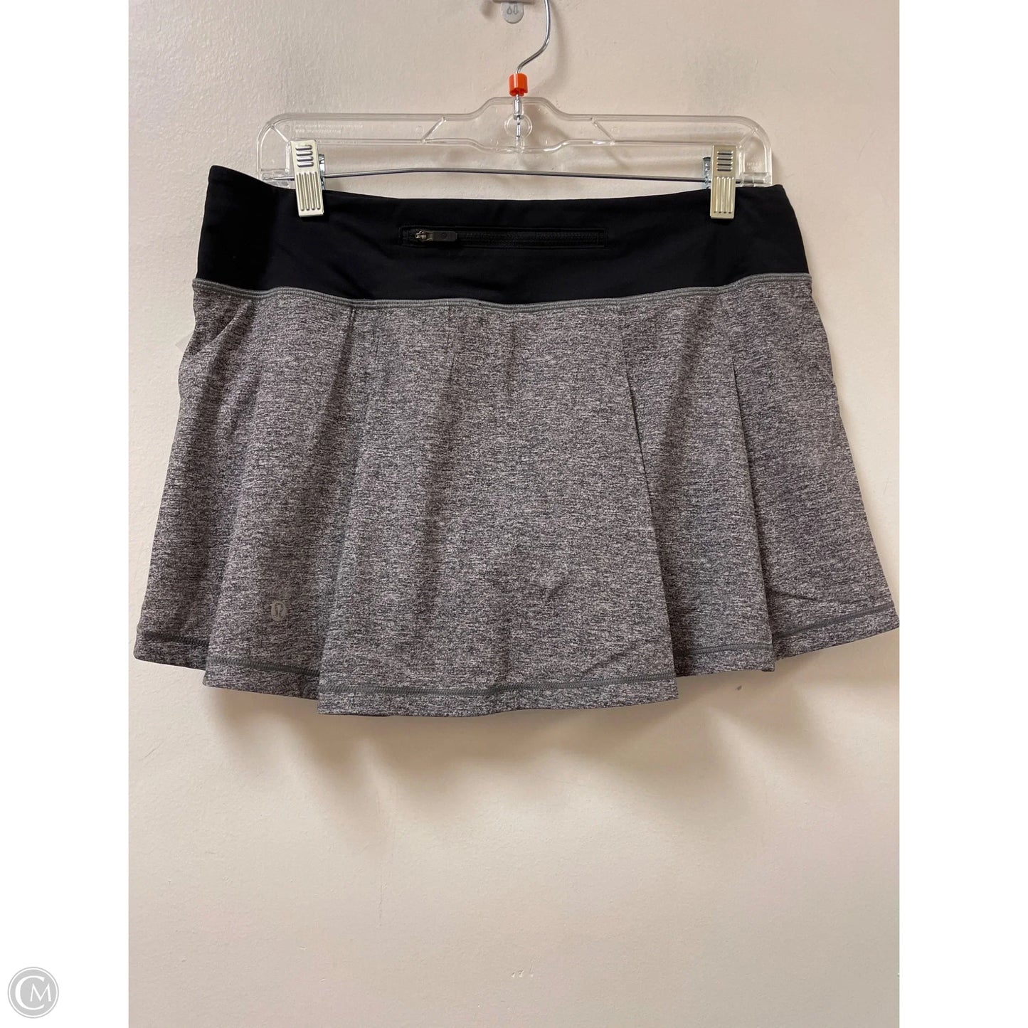 Athletic Skort By Lululemon In Grey, Size: 8