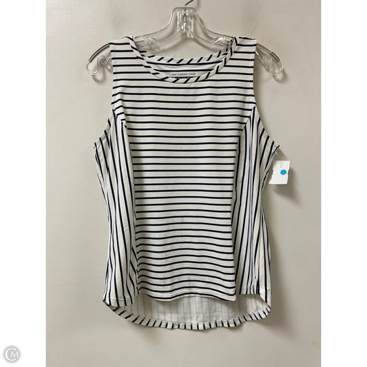 Top Sleeveless By Southern Tide In Blue & White, Size: M