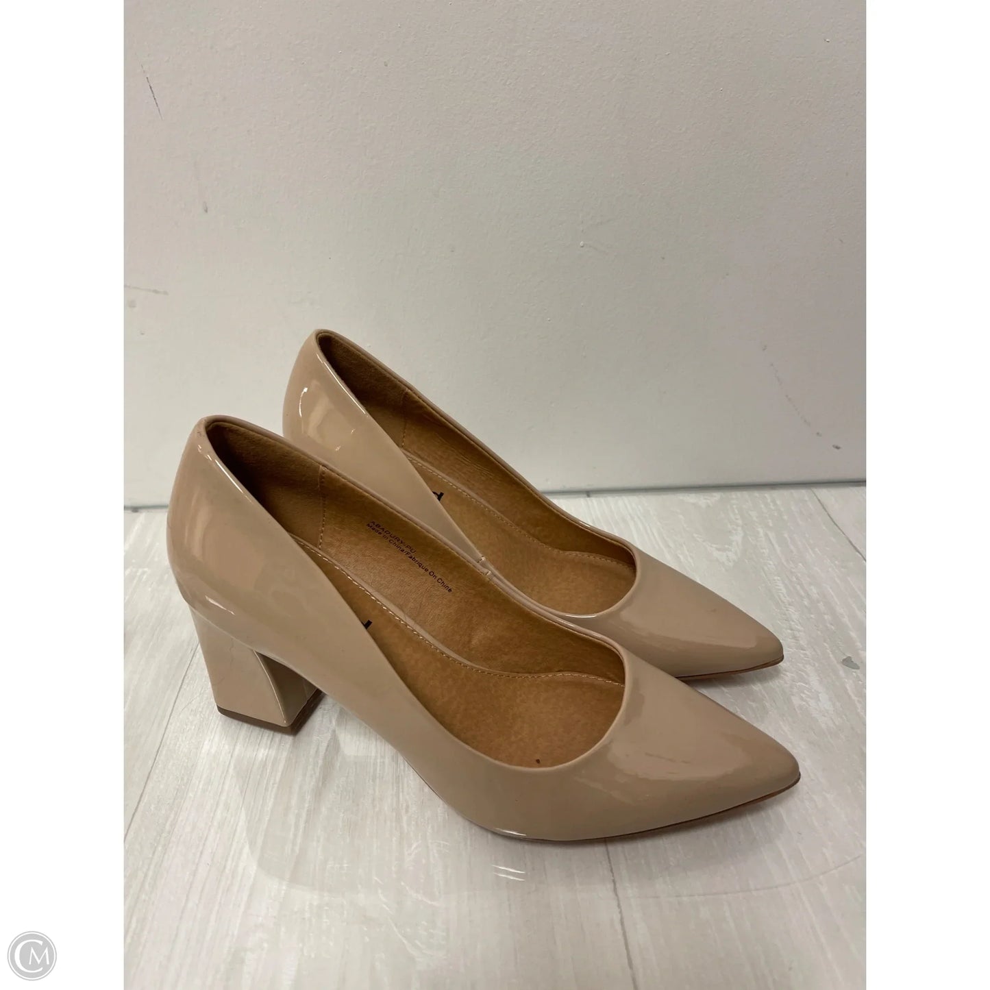 Shoes Heels Block By Abound In Tan, Size: 6