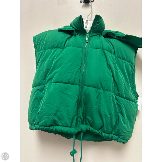 Vest Puffer & Quilted By Urban Outfitters In Green, Size: M