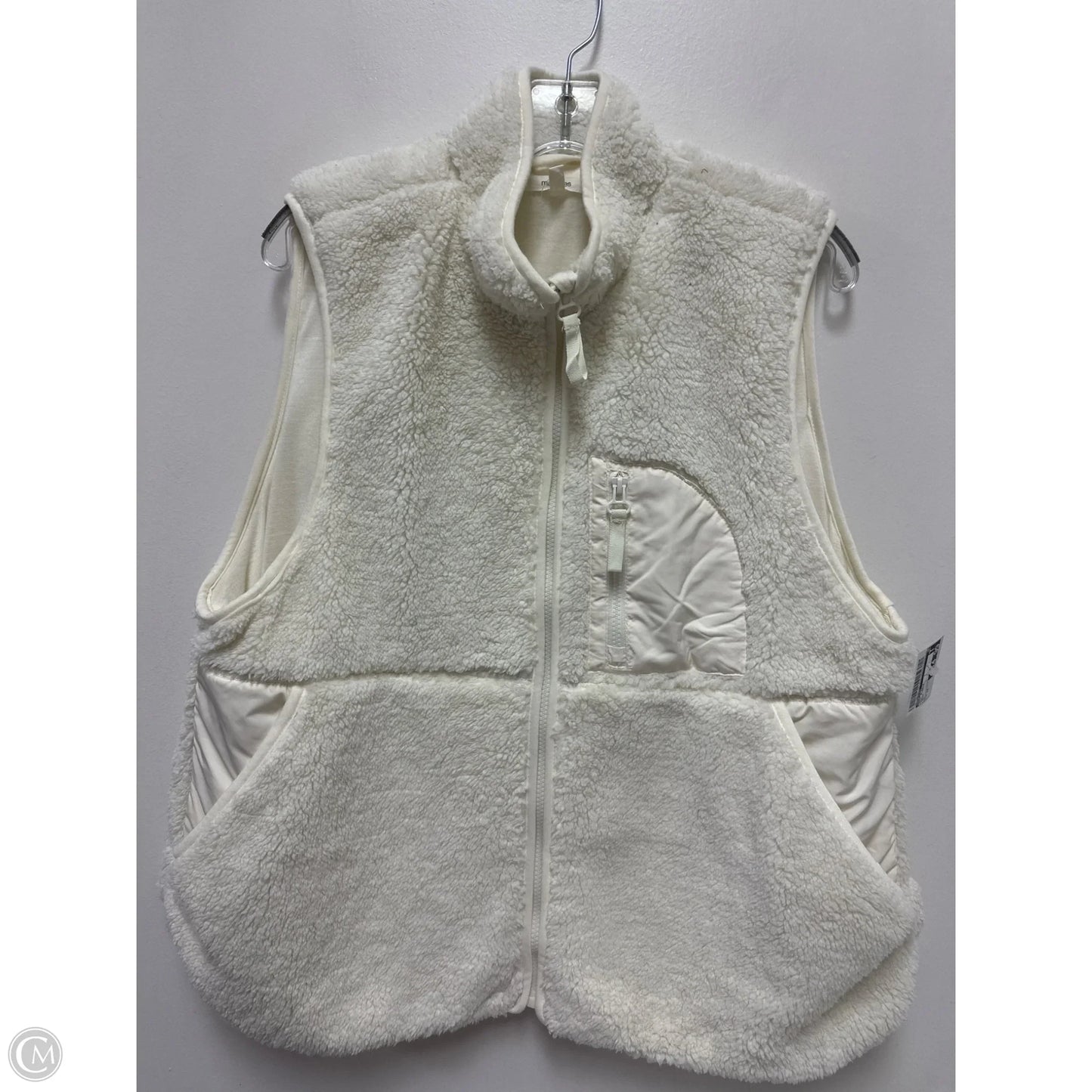 Vest Fleece By Maurices In Cream, Size: 1x