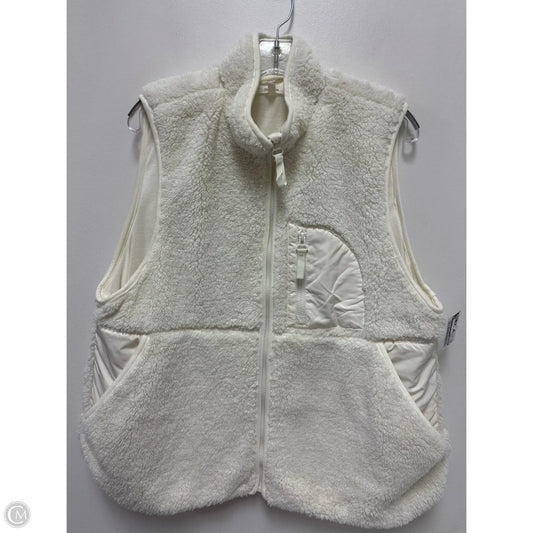 Vest Fleece By Maurices In Cream, Size: 1x