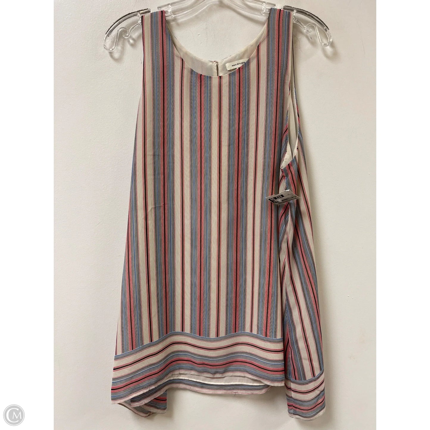 Tunic Sleeveless By Max Studio In Cream, Size: Xl