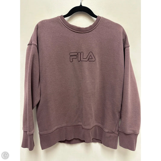 Sweater By Fila In Purple, Size: L