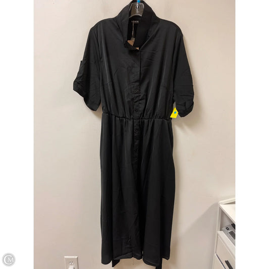 Dress Casual Midi By Bloomchic In Black, Size: 2x