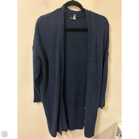 Sweater Cardigan By Wild Fable In Navy, Size: 1x