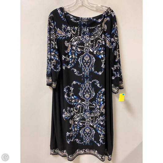 Dress Casual Short By Roz And Ali In Black, Size: 2x