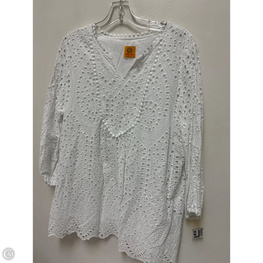 Top Long Sleeve By Ruby Rd In White, Size: Xl