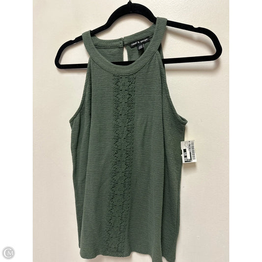 Top Sleeveless By Cable And Gauge In Green, Size: L