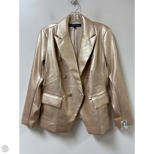 Blazer By Boston Proper In Gold, Size: 2x