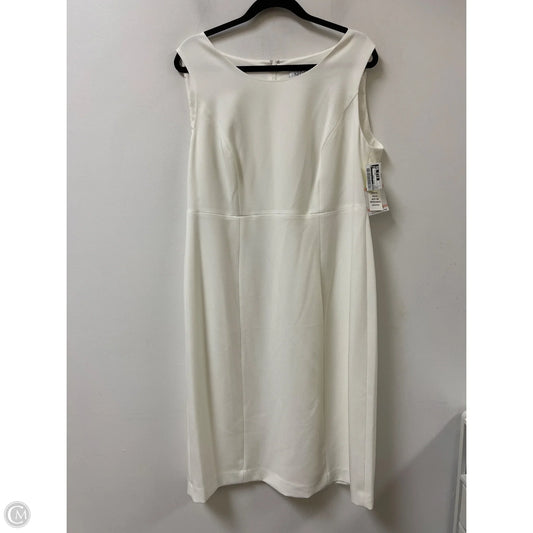Dress Casual Short By Kasper In Cream, Size: L