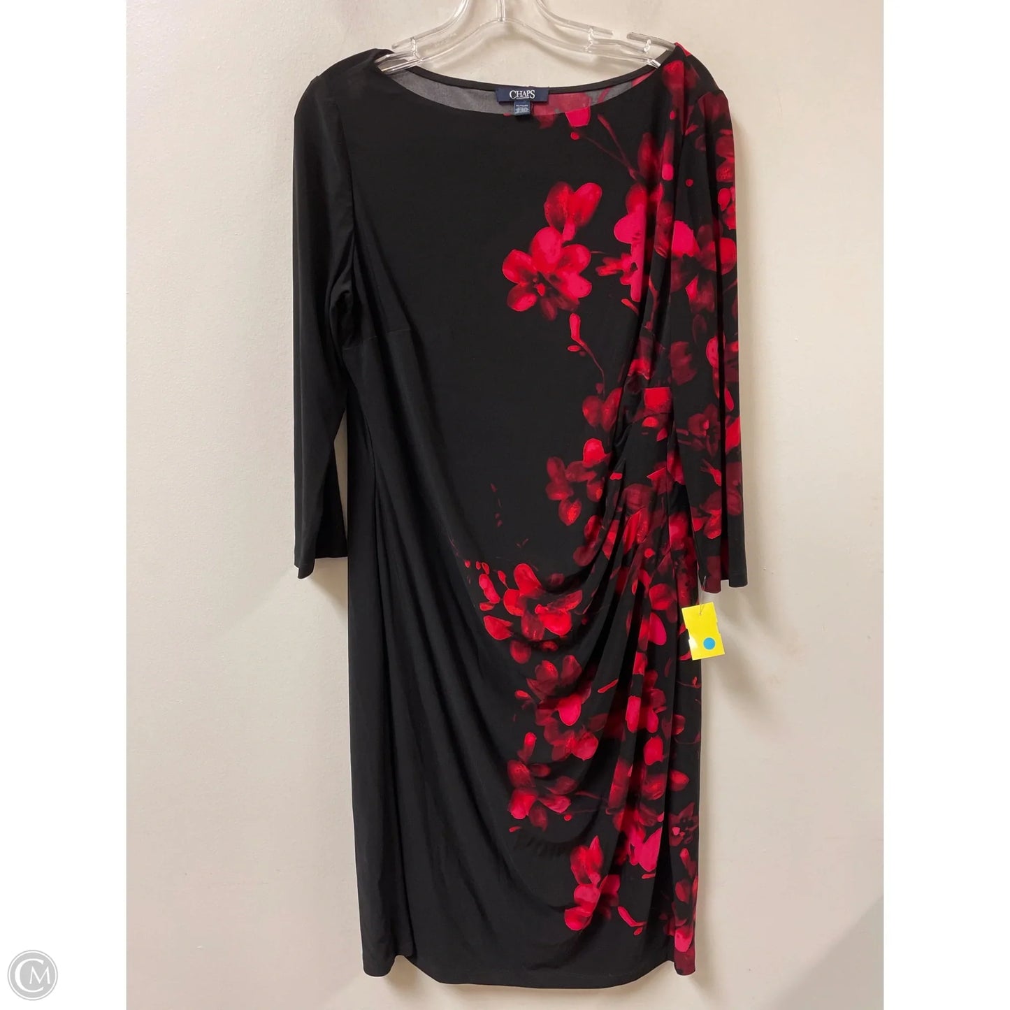Dress Casual Short By Chaps In Black & Red, Size: Xl