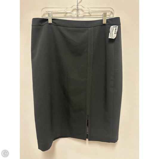 Skirt Midi By Tommy Hilfiger In Black, Size: 14