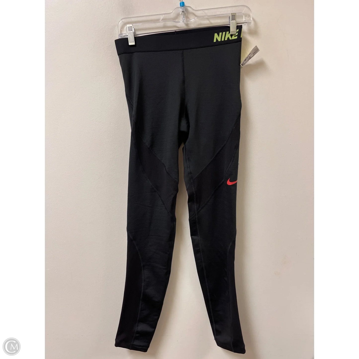 Athletic Leggings By Nike Apparel In Black, Size: M