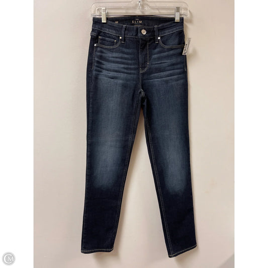 Jeans Skinny By White House Black Market In Blue Denim, Size: 0p