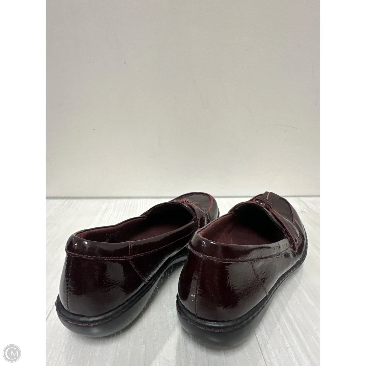 Shoes Flats By Clarks In Red, Size: 6