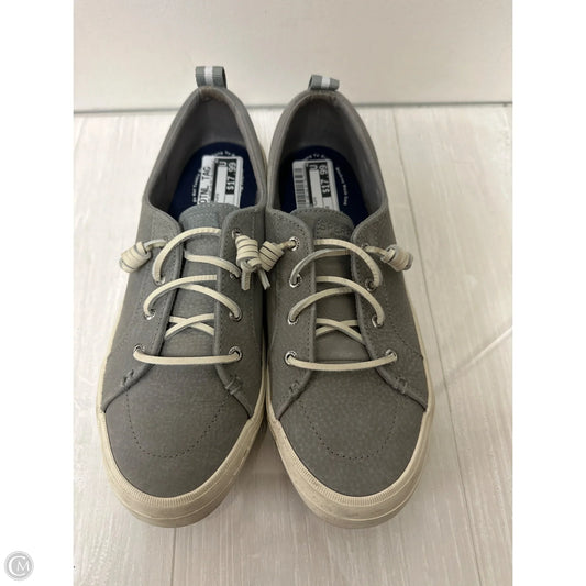 Shoes Flats By Sperry In Grey, Size: 10