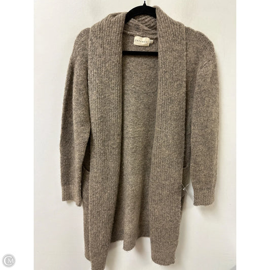Sweater Cardigan By Dreamers In Brown, Size: S