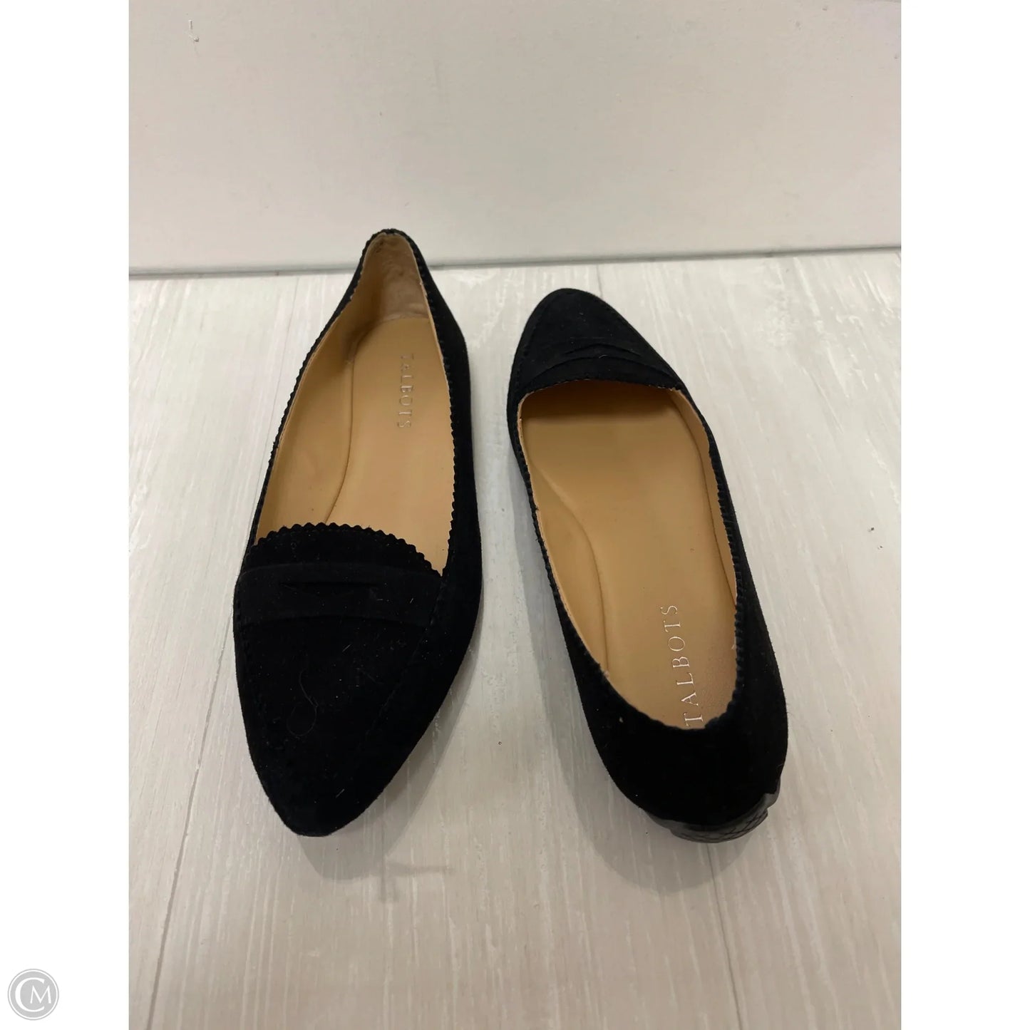 Shoes Flats By Talbots In Black, Size: 7