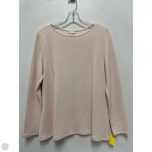 Top Long Sleeve By Clothes Mentor In Peach, Size: S
