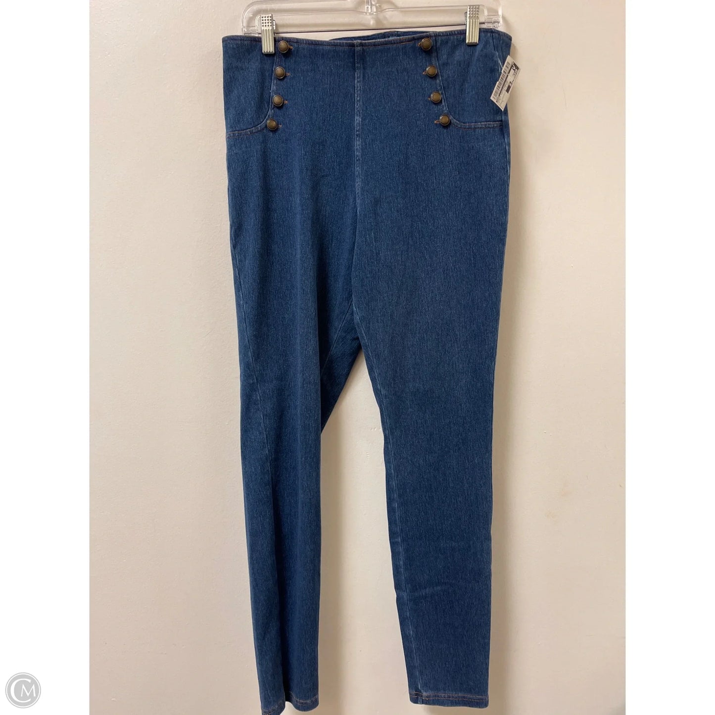 Pants Leggings By Hue In Blue, Size: L