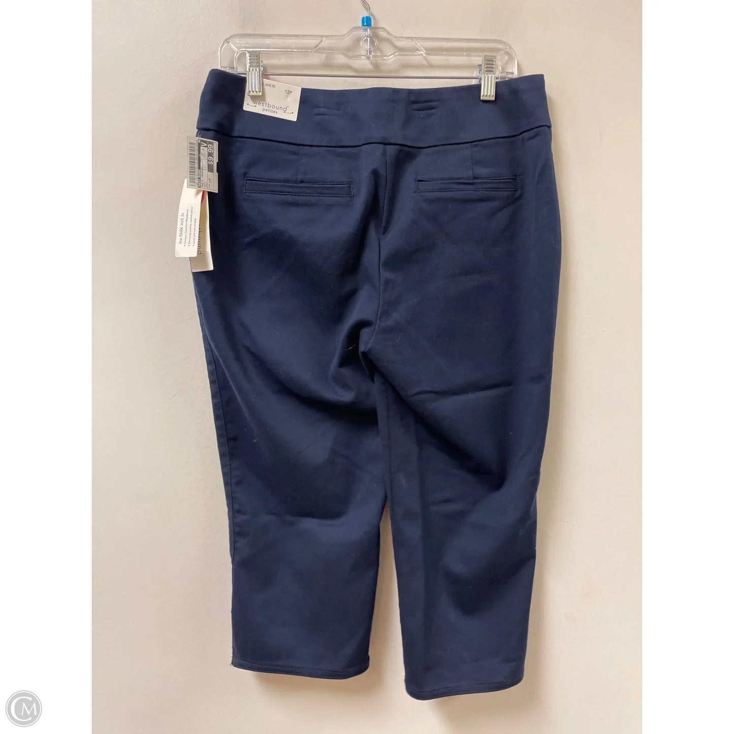Pants Cropped By West Bound In Navy, Size: 12p