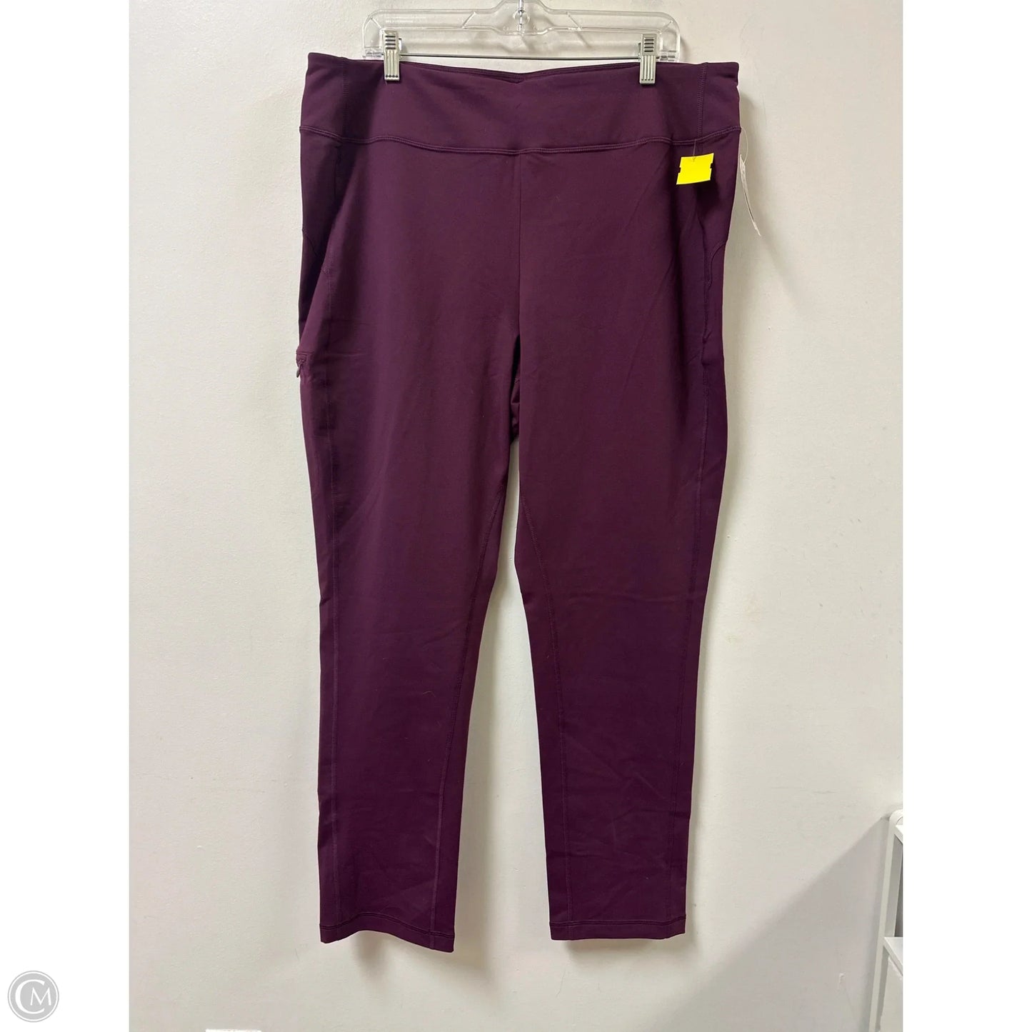 Athletic Leggings By Duluth Trading In Purple, Size: Xl