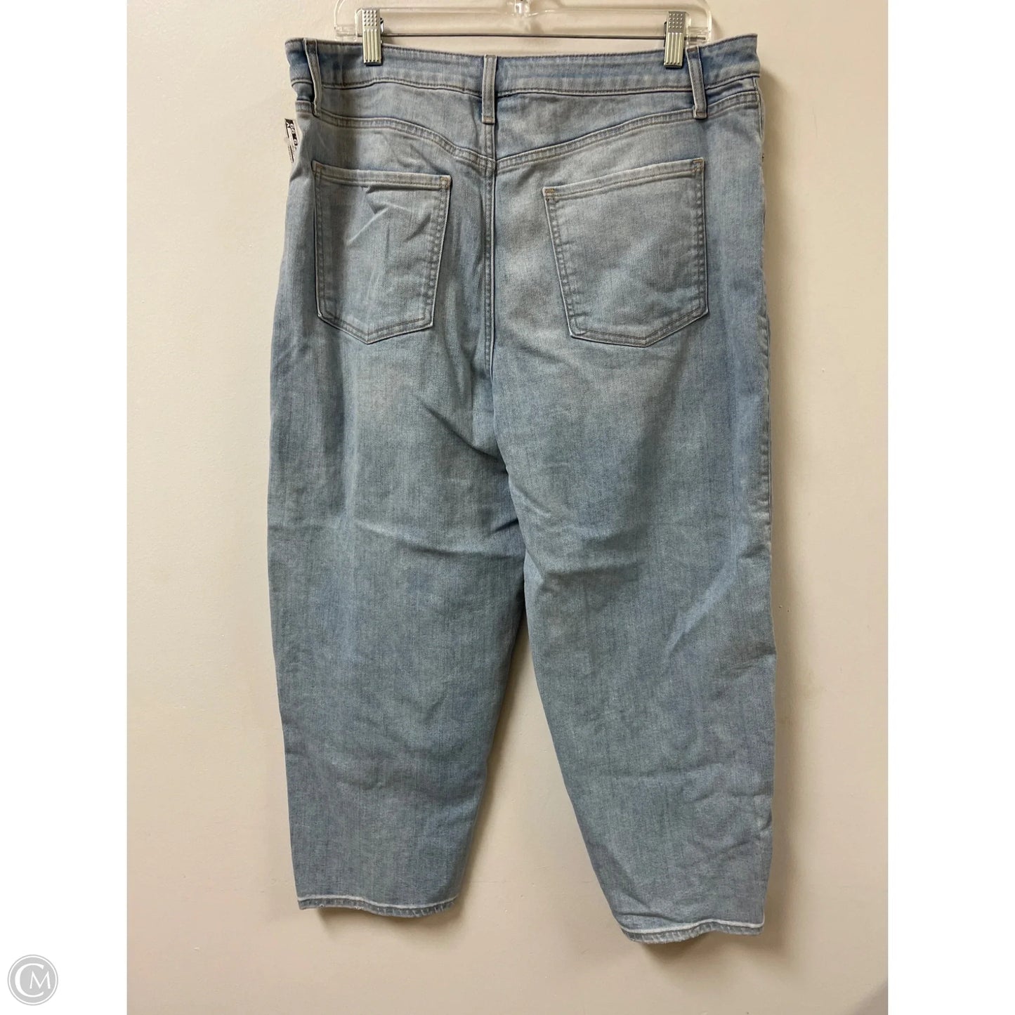 Jeans Wide Leg By Chicos In Blue Denim, Size: 14