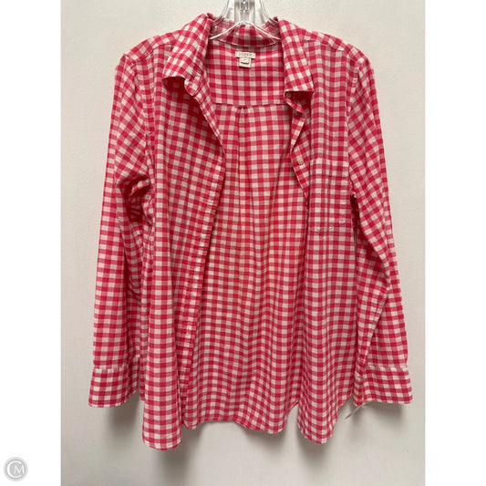 Top Long Sleeve By J. Crew In Pink, Size: M