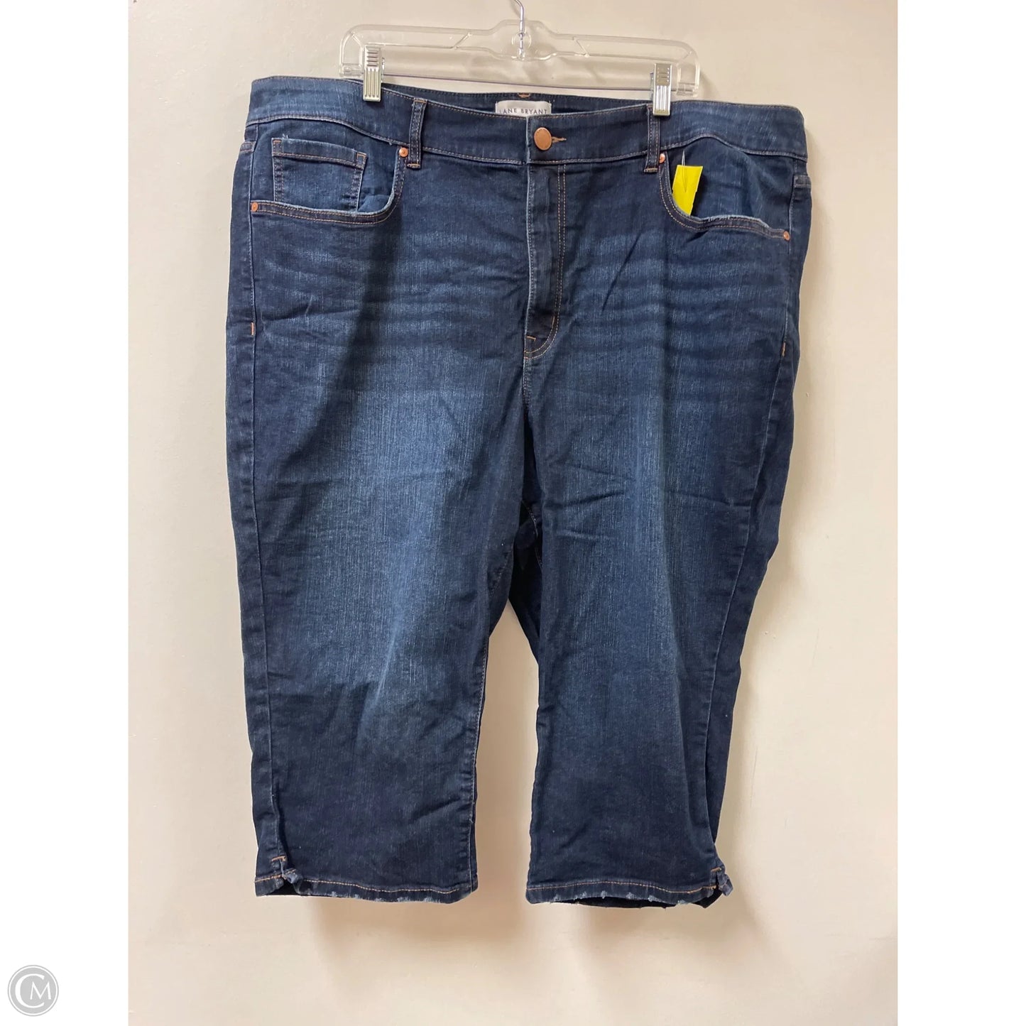 Jeans Cropped By Lane Bryant In Blue Denim, Size: 24