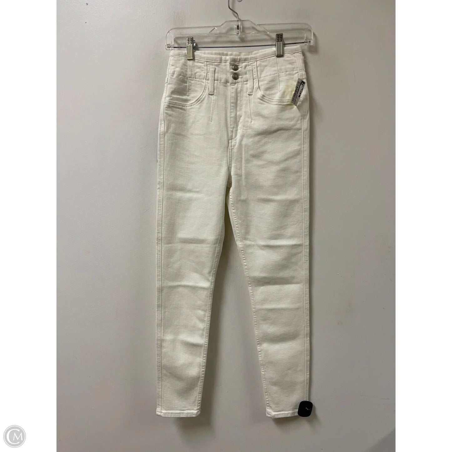 Jeans Skinny By Rag And Bone In Cream, Size: 2