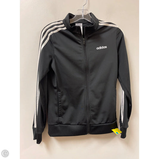 Athletic Jacket By Adidas In Black, Size: S