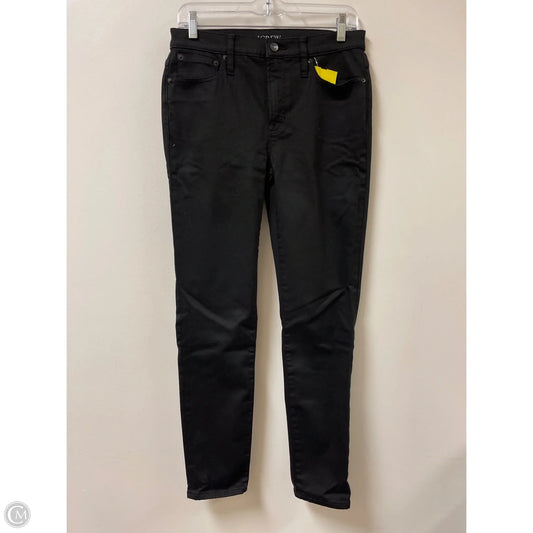 Jeans Skinny By J. Crew In Black, Size: 8