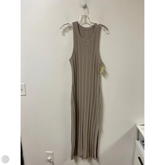 Dress Casual Maxi By Cmb In Brown, Size: M