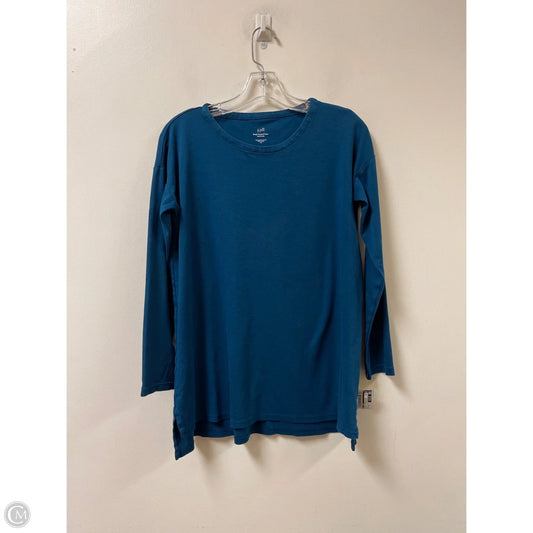 Top Long Sleeve Basic By J. Jill In Teal, Size: Xs