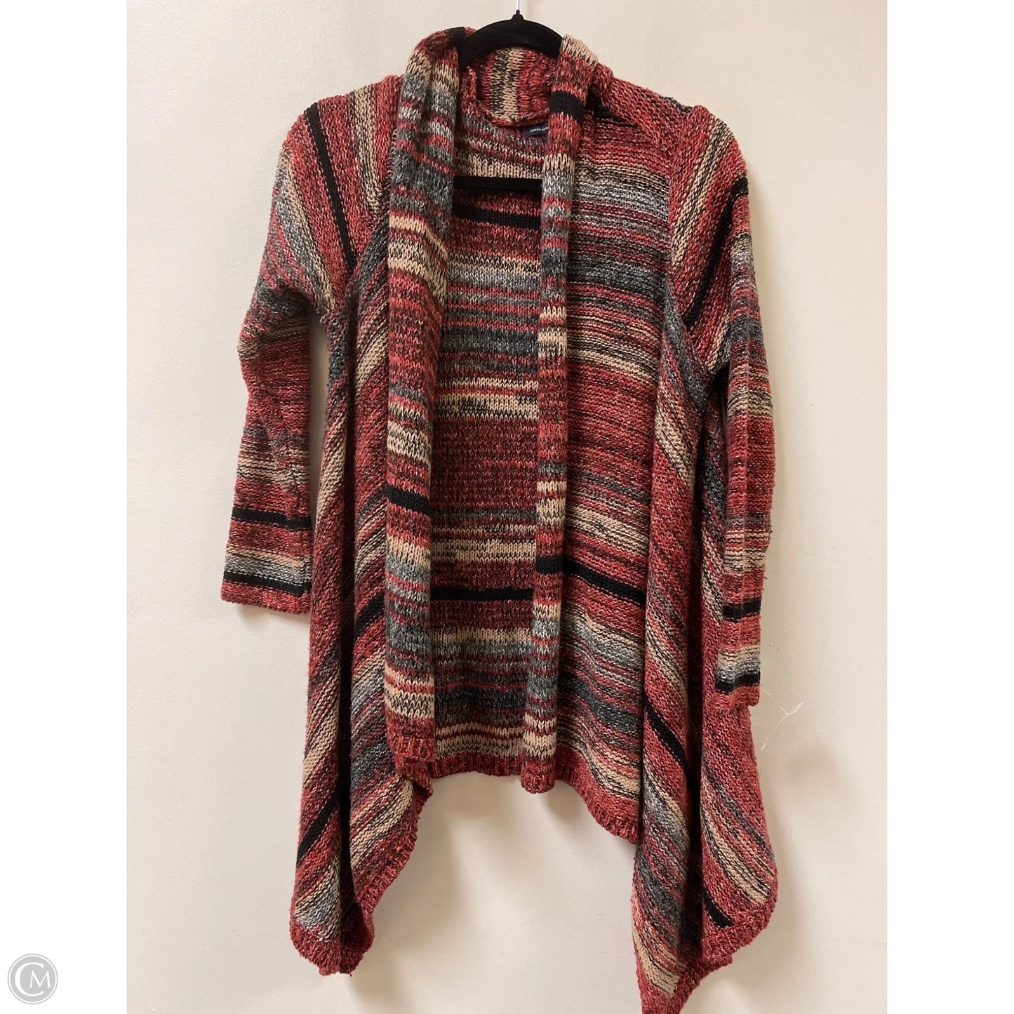 Sweater Cardigan By American Eagle In Red, Size: S