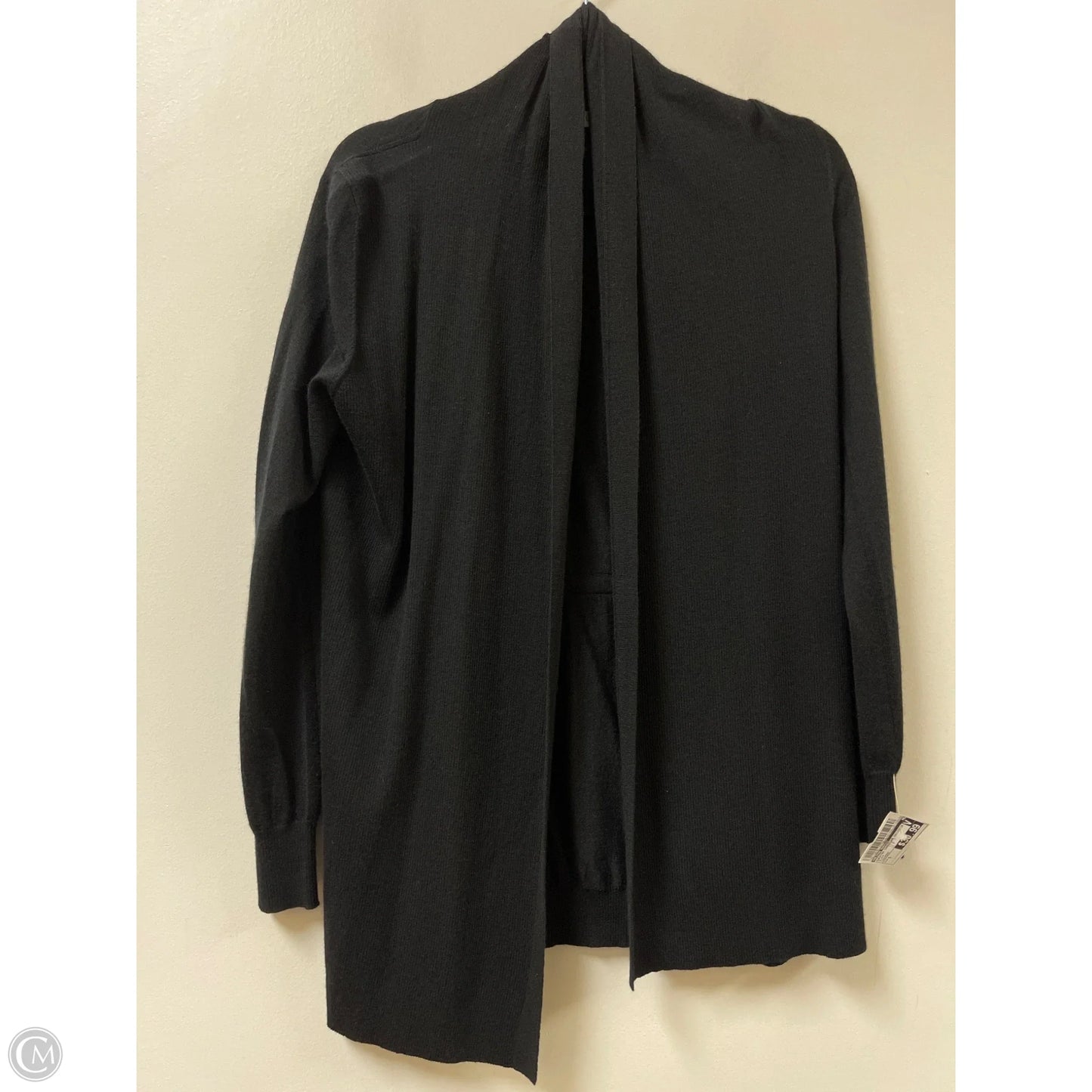 Sweater Cardigan Designer By Neiman Marcus In Black, Size: S