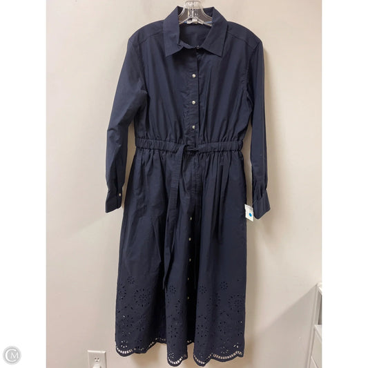 Dress Casual Maxi By Free Assembly In Navy, Size: M