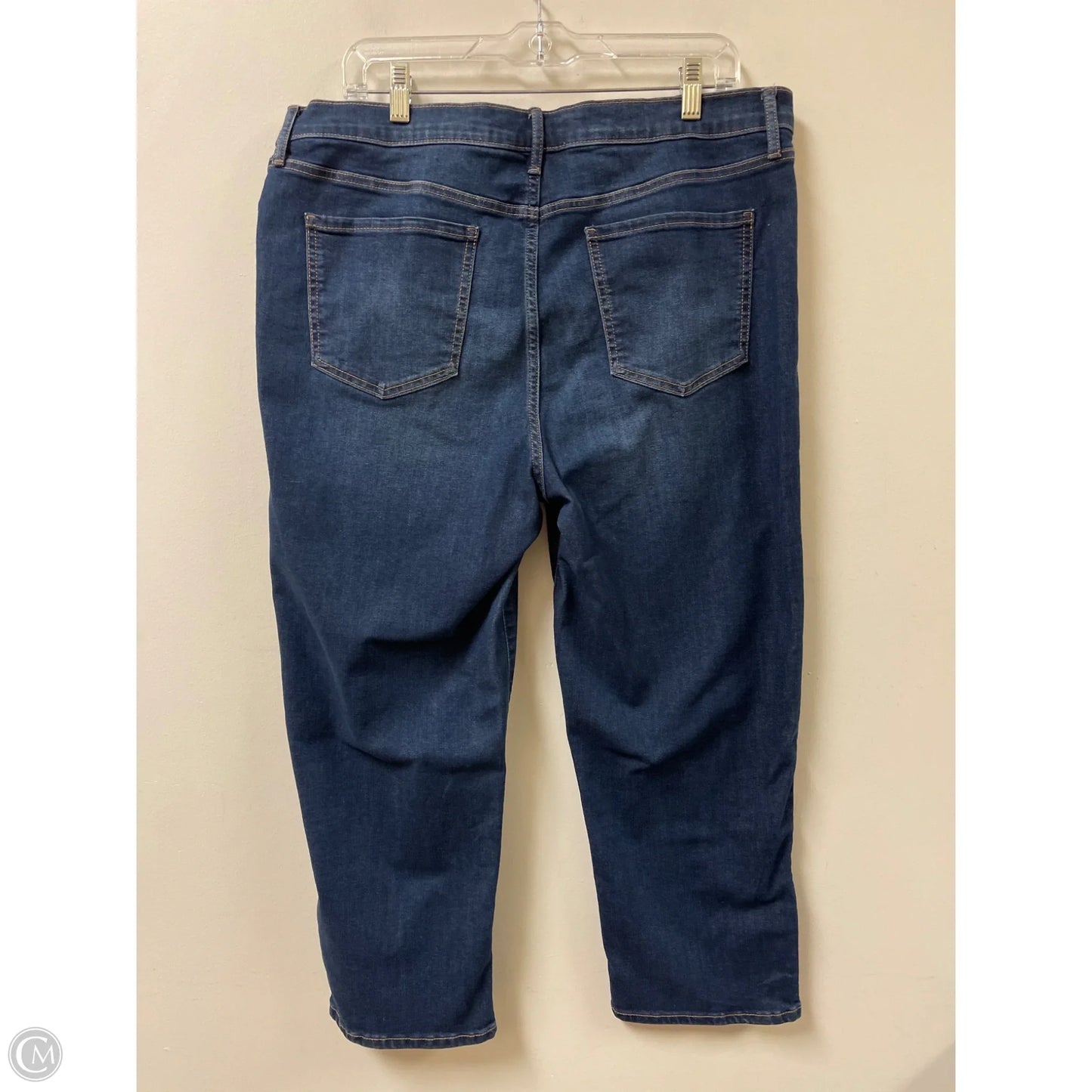 Jeans Boyfriend By Code Blue In Blue Denim, Size: 16