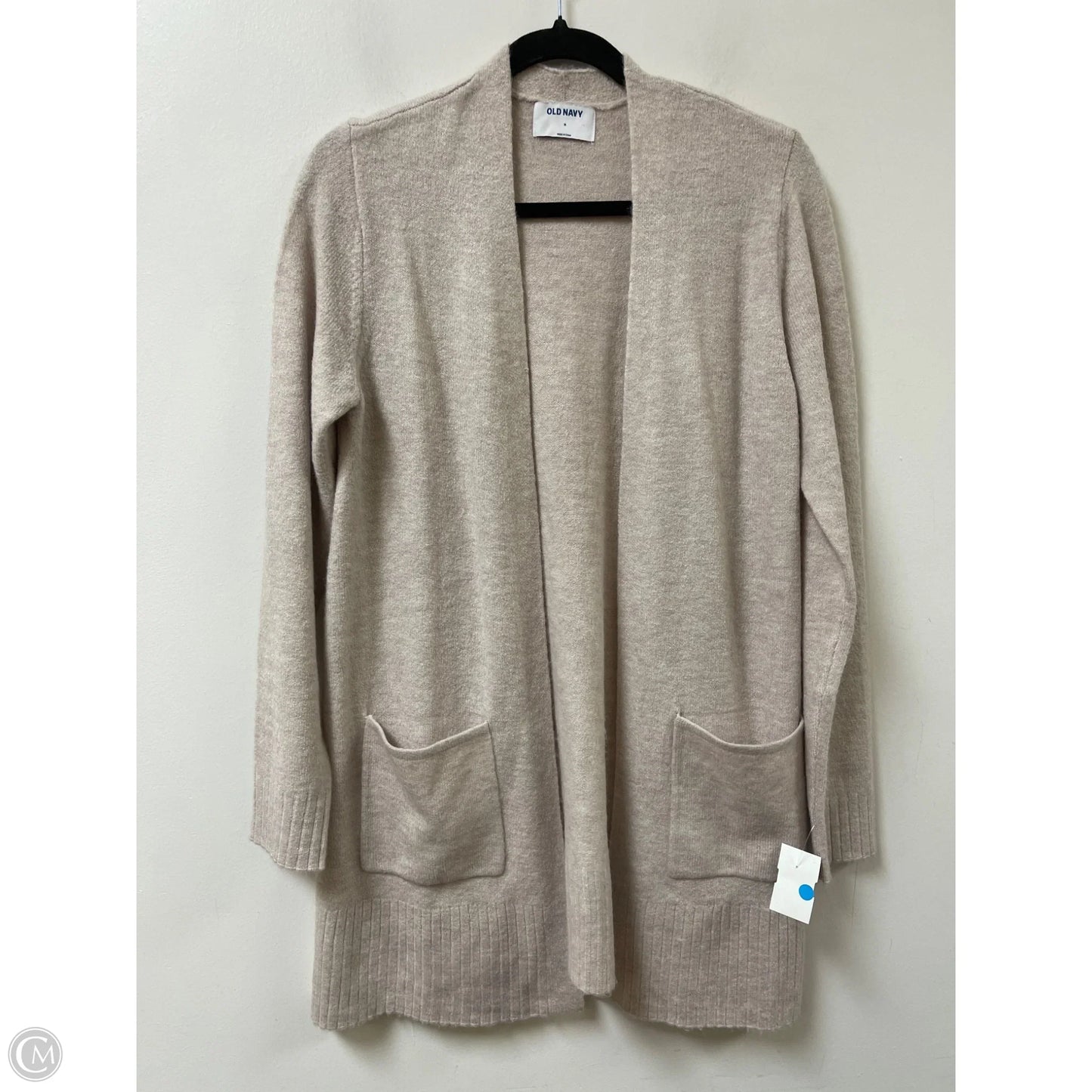 Sweater Cardigan By Old Navy In Cream, Size: M