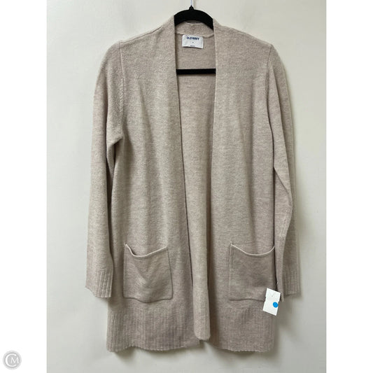 Sweater Cardigan By Old Navy In Cream, Size: M