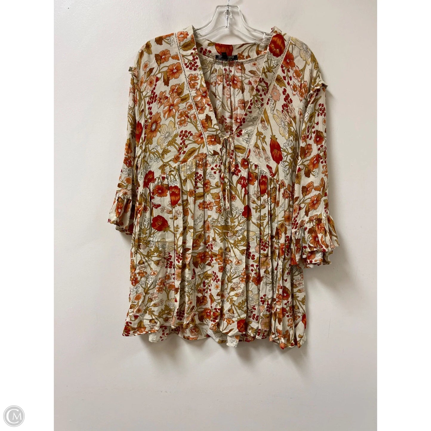 Tunic Short Sleeve By Rachel Zoe In Cream, Size: S
