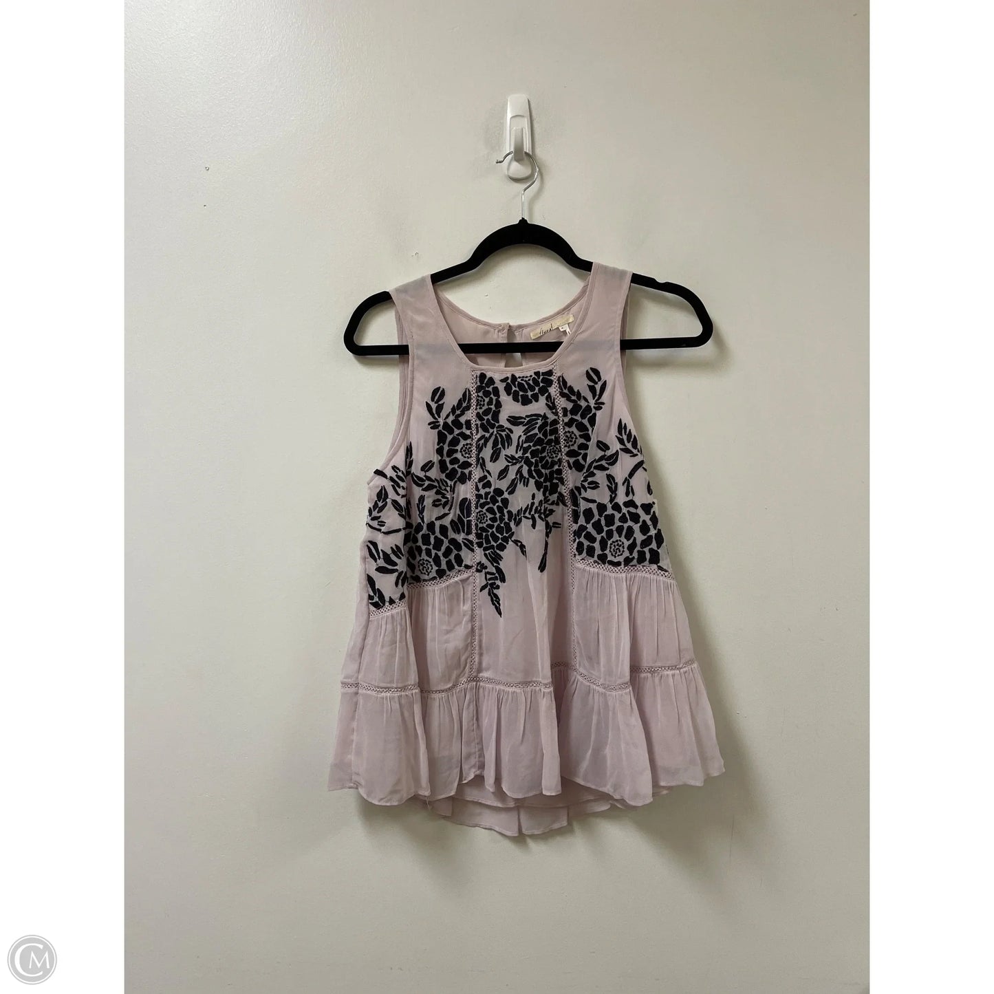 Top Sleeveless By Floreat In Purple, Size: Xs